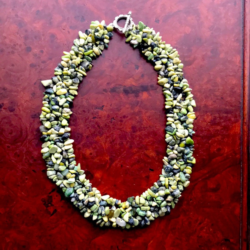 Beautiful Green Stone Necklace